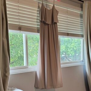 Show Me Your MuMu Beige Maxi Dress